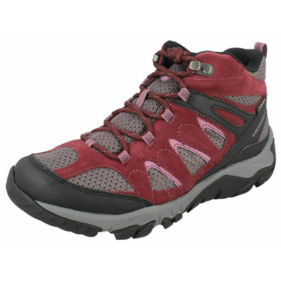 Botas Merrell Outmost Mid GTX W Roxo / Preto