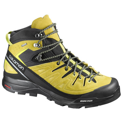 Bota Salomon X Alp Mid LTR GTX amarela / preta