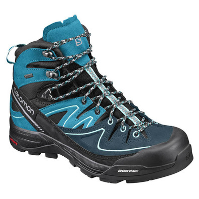 Bota Salomon X Alp Mid LTR GTX W Azul / Negro