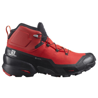 Bota Salomon Cross Hike Mid GTX Negro / Rojo