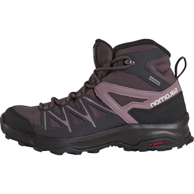 Bota Salomon Daintree Mid GTX W Preto / Roxo