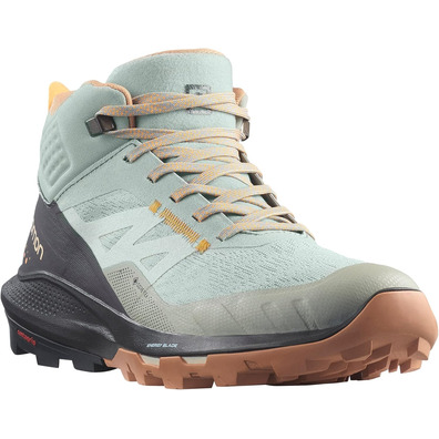 Bota Salomon Outpulse Mid GTX W Cinza/Creme