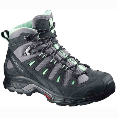 Bota Salomon Quest Prime GTX W preta / cinza / verde