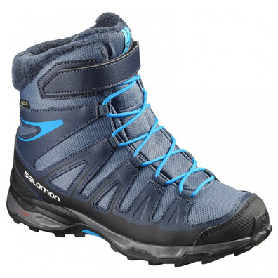 Bota Salomon X Ultra Winter GTX J Azul / Preto