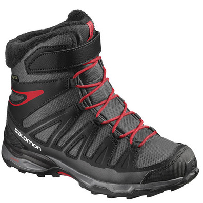 Bota Salomon X Ultra Winter GTX J preta / vermelha