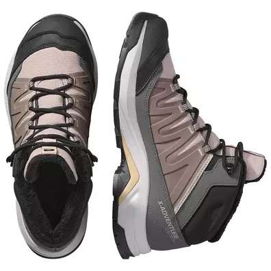 Bota Salomon X-Adventure Coldrush WP W Marrom/Preta