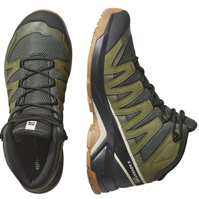 Bota Salomon X-Adventure Recon Mid GTX Verde/Preto