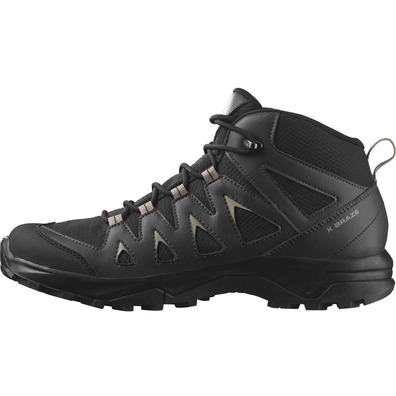 Bota Salomon X Braze Mid GTX cinza/bege