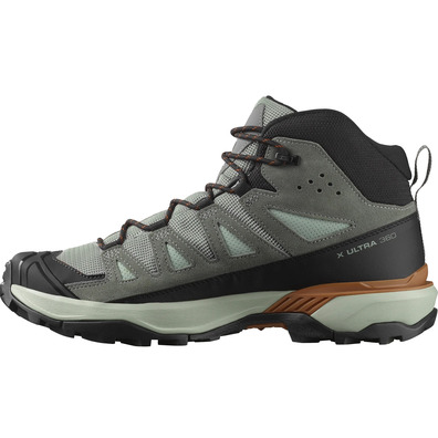 Bota Salomon X Ultra 360 LTR Mid GTX Cinza/Preto