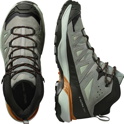 Bota Salomon X Ultra 360 LTR Mid GTX Cinza/Preto