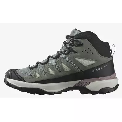 Bota Salomon X Ultra 360 LTR Mid GTX W Cinza/Verde