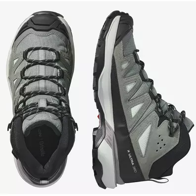 Bota Salomon X Ultra 360 LTR Mid GTX W Cinza/Verde