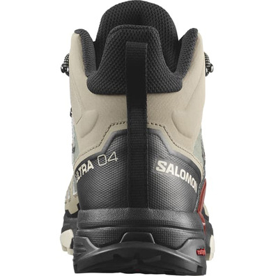 Bota Salomon X Ultra 4 Mid GTX Bege/Garnet/Preto