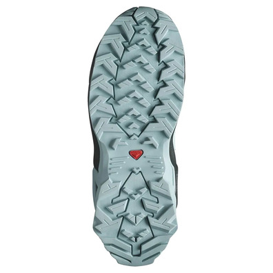 Bota Salomon X Ultra Mid GTX J Cinza/Azul