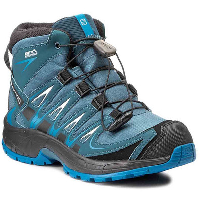 Bota Salomon XA PRO 3D MID CSWP J Marino / Negro