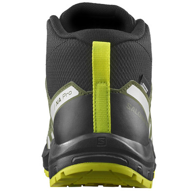 Bota Salomon XA PRO V8 MID CSWP J Preto/Verde