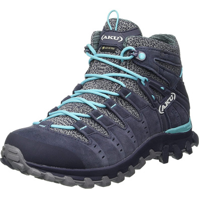 Botas Aku Alterra Lite Mid GTX W Cinzento/Azul