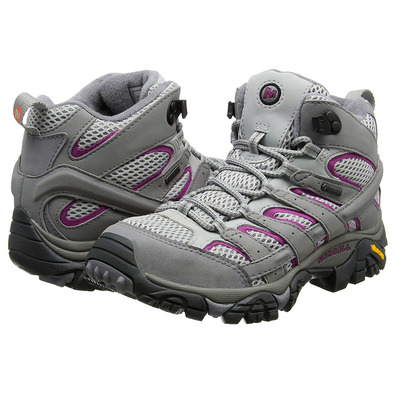 Botas Merrell Moab 2 Mid GTX W cinza / fúcsia