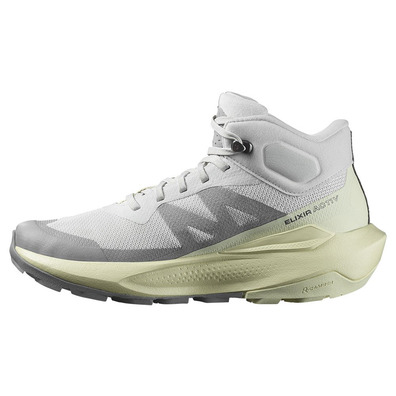 Botas Salomon Elixir Activ Mid GTX W Cinza/Verdes
