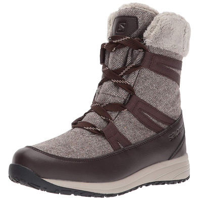 Botas Salomon Heika CS WTPF W cinza / marrom