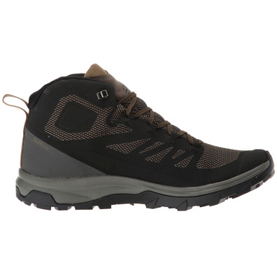 Botas Salomon Outline Mid GTX Negro / Kaki