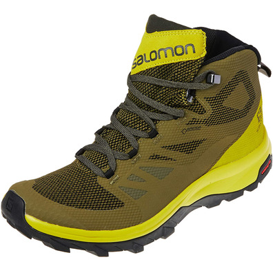 Botas Olive Salomon Outline Mid GTX / Lima