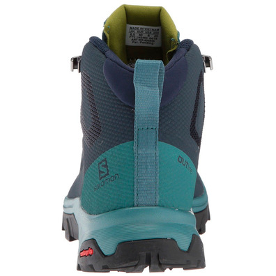 Botas Salomon Outline Mid GTX W Navy / Turquoise