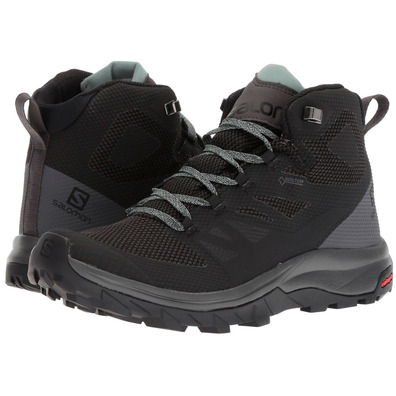 Botas Salomon Outline Mid GTX W pretas / turquesa