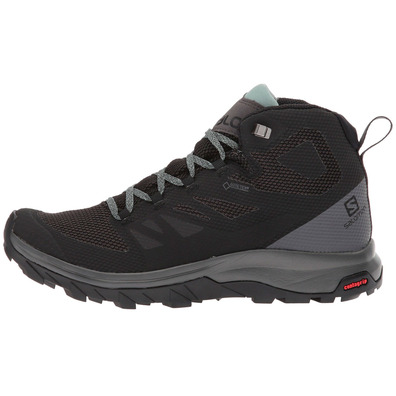 Botas Salomon Outline Mid GTX W pretas / turquesa