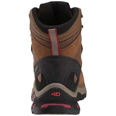 Botas Salomon Quest 4D 3 GTX W Marrom / Garnet