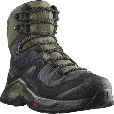 Botas Salomon Quest Element GTX Preto/Cinza/Verde