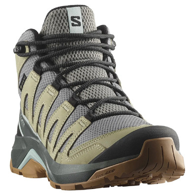 Botas Salomon X-Adventure Recon GTX W Verde Médio/Cinza