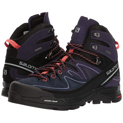 Botas Salomon X Alp Mid LTR GTX W Roxo / Preto