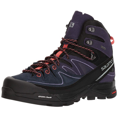 Botas Salomon X Alp Mid LTR GTX W Roxo / Preto