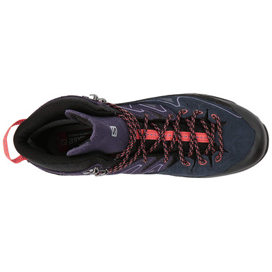 Botas Salomon X Alp Mid LTR GTX W Roxo / Preto