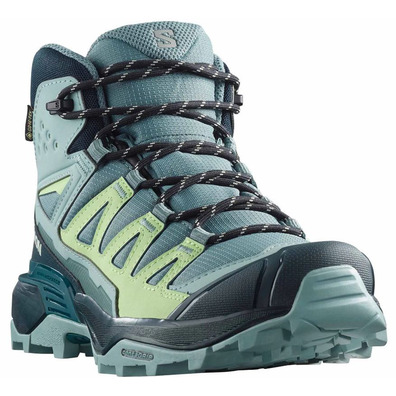 Botas Salomon X Ultra 360 GTX W Aquamarine/Verdes