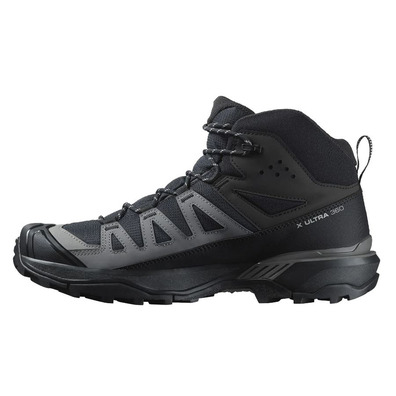 Botas Salomon X Ultra 360 Mid GTX Pretas/Cinzentas