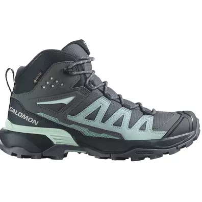 Botas Salomon X Ultra 360 Mid GTX W Cinza/Azul-Marinho