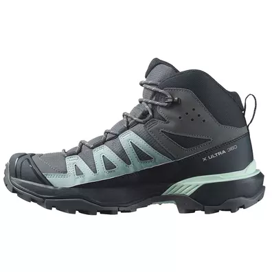 Botas Salomon X Ultra 360 Mid GTX W Cinza/Azul-Marinho