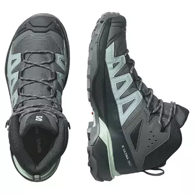 Botas Salomon X Ultra 360 Mid GTX W Cinza/Azul-Marinho