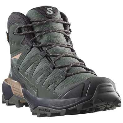 Botas Salomon X Ultra 360 Mid GTX W Verde Floresta