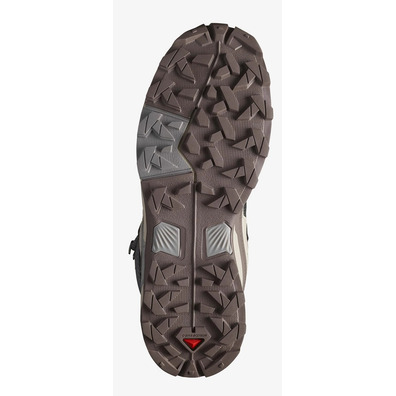 Botas Salomon X Ultra 5 Mid Gtx W Cinza/Bege/Marrom