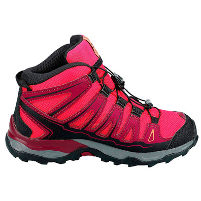 Botas Salomon X Ultra Mid GTX J fúcsia / rosa