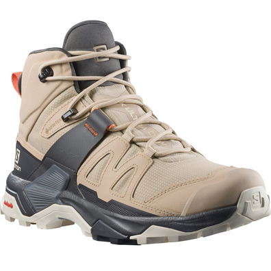 Botas Salomon X Ultra Mid GTX W Beige