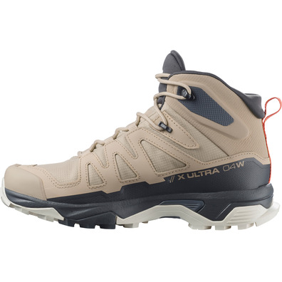 Botas Salomon X Ultra Mid GTX W Beige