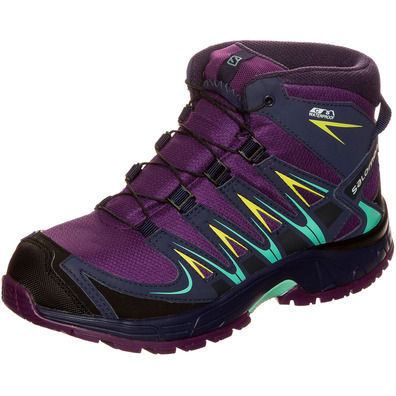 Botas Salomon XA PRO 3D MID CSWP J Roxo / Turquesa