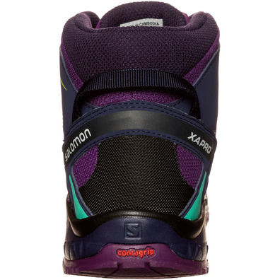 Botas Salomon XA PRO 3D MID CSWP J Roxo / Turquesa