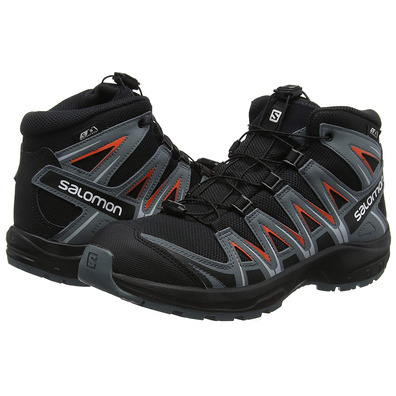 Botas Salomon XA PRO 3D Mid CSWP J preto / cinza