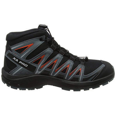 Botas Salomon XA PRO 3D Mid CSWP J preto / cinza