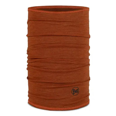 Buff Merino Leve Sólido Canela Pescoço Polaina